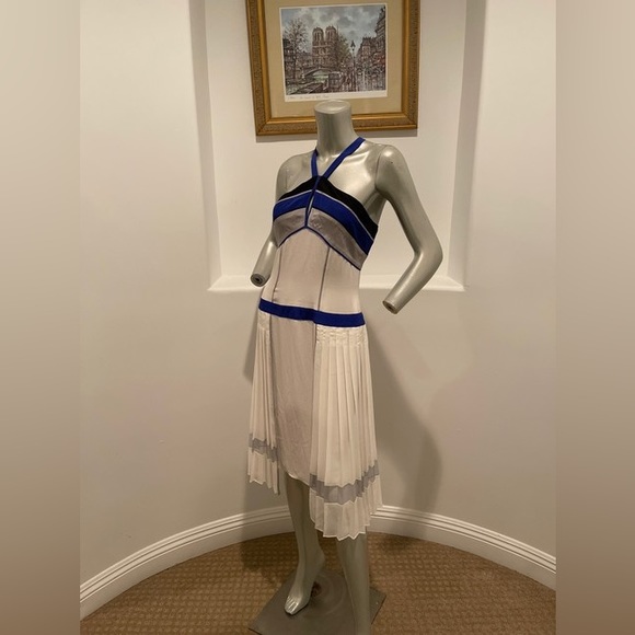 *BCBGMAXAZRIA Multicolor Runway "Voletta" Color Block Size 2 Cocktail Dress - Picture 13 of 16